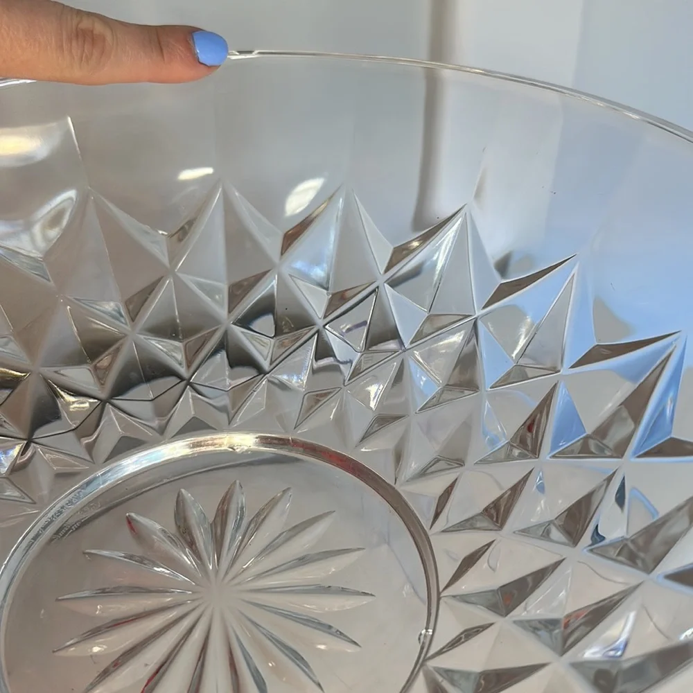 Val St. Lambert vintage crystal bowl